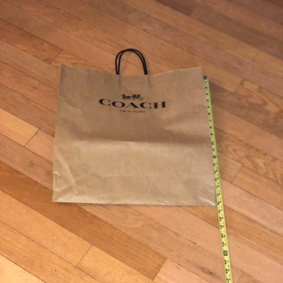 Large coach authentic paper store tote bag - Picture 4 of 9